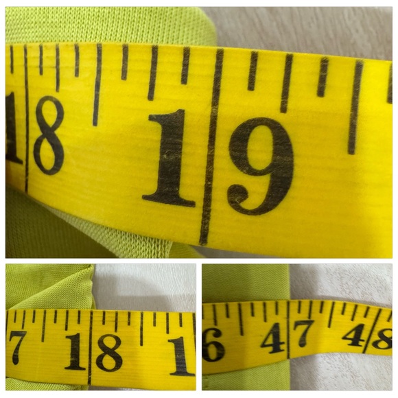 Anthropologie Celandine Gabbie Strapless Ruched Tube Dress Chartreuse Green 2X - Picture 16 of 16